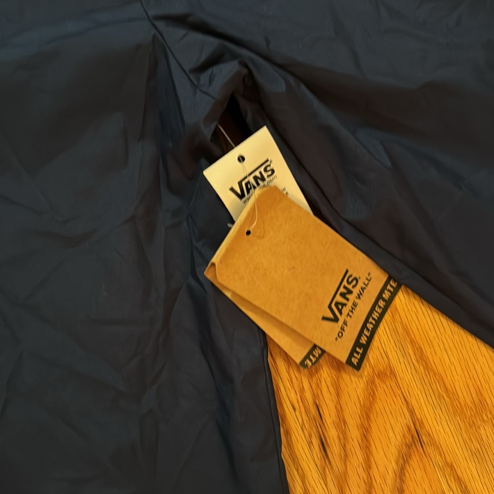 VANS Kastle MTE Long Windbreaker Hooded Zip Jacket - Picture 5 of 11